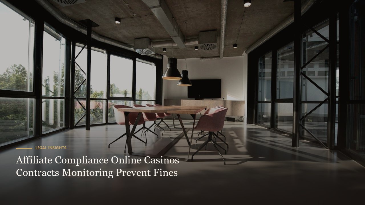Affiliate Compliance Online Casinos Contracts Monitoring Prevent Fines