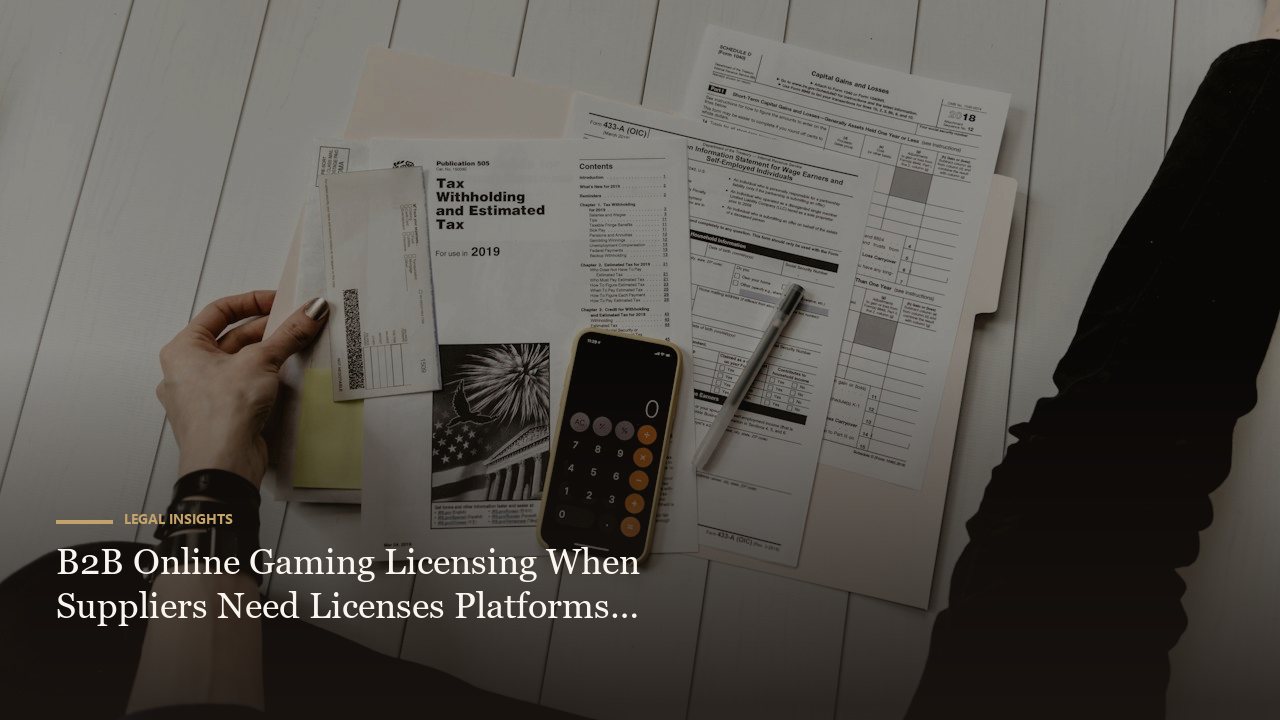 B2B Online Gaming Licensing When Suppliers Need Licenses Platforms Aggregators Studios