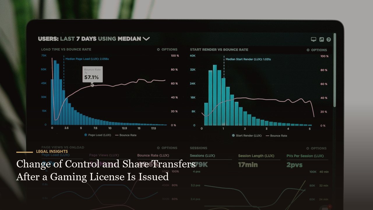 Change of Control and Share Transfers After a Gaming License Is Issued