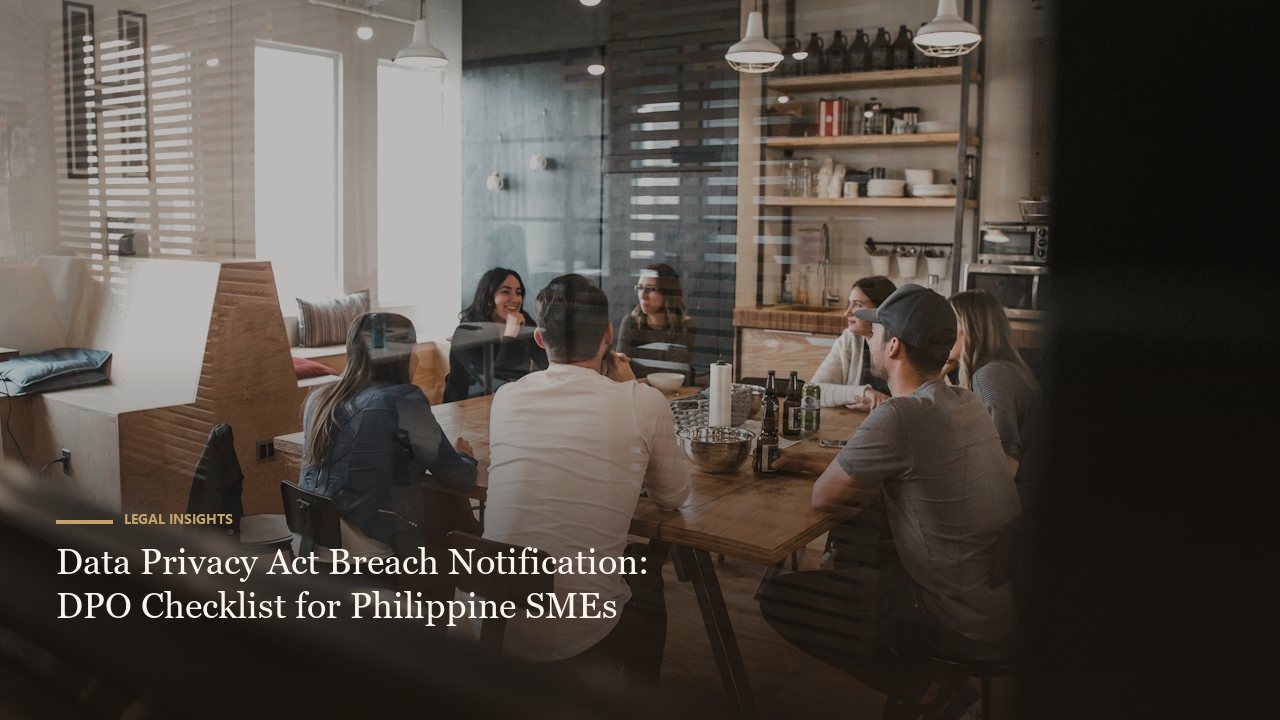 Data Privacy Act Breach Notification: DPO Checklist for Philippine SMEs