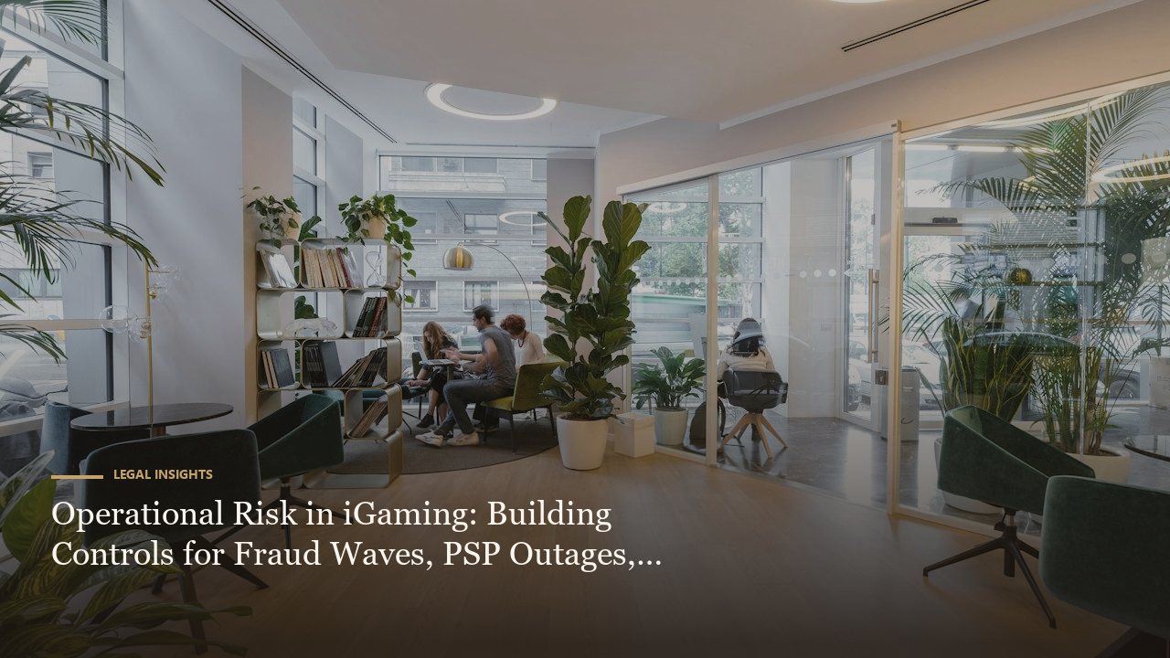 Operational Risk in iGaming: Building Controls for Fraud Waves, PSP Outages, and Vendor Failures