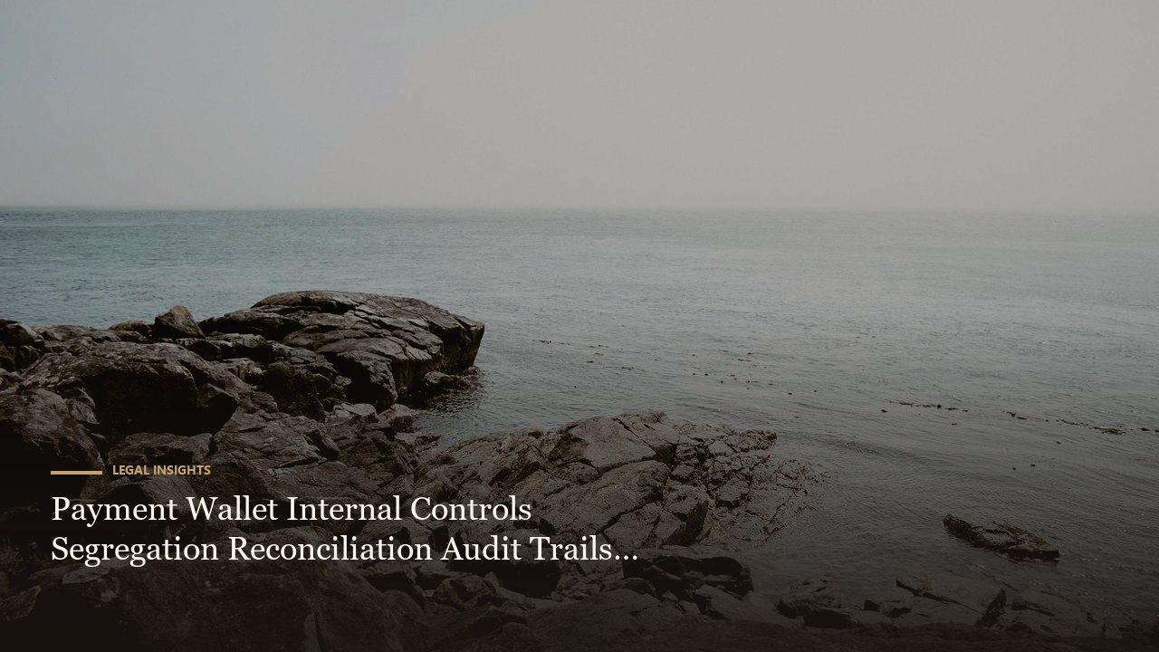 Payment Wallet Internal Controls Segregation Reconciliation Audit Trails Igaming