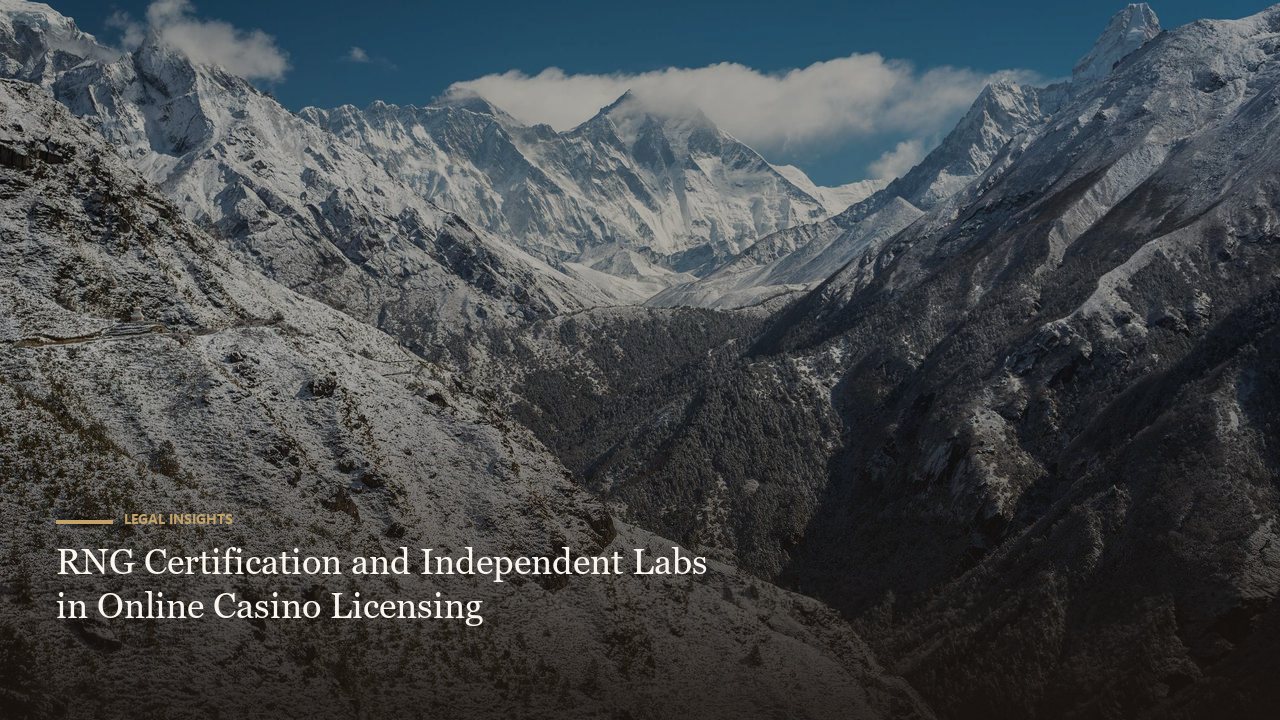 RNG Certification and Independent Labs in Online Casino Licensing