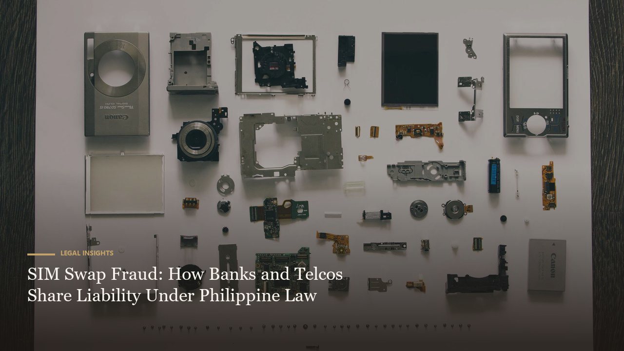 SIM Swap Fraud: How Banks and Telcos Share Liability Under Philippine Law