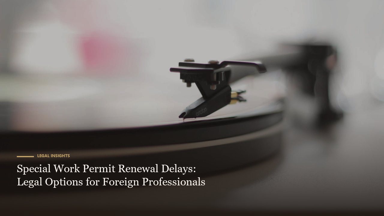 Special Work Permit Renewal Delays: Legal Options for Foreign Professionals